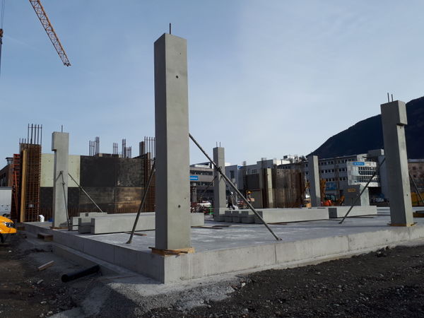 Gewerbehaus Bodenplatte<br>