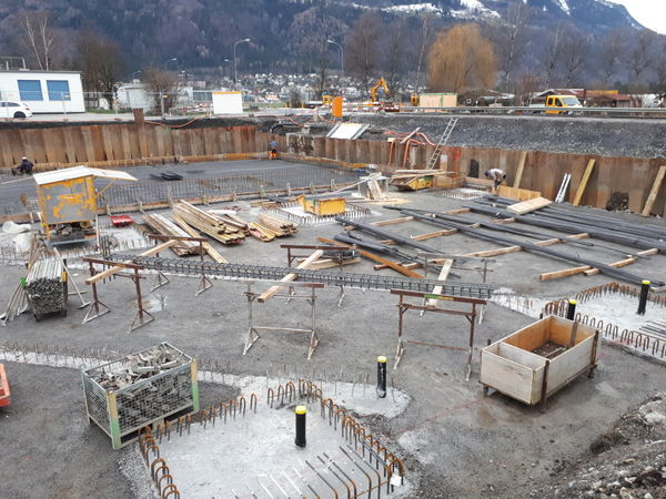 Parkhaus Untergeschoss<br>